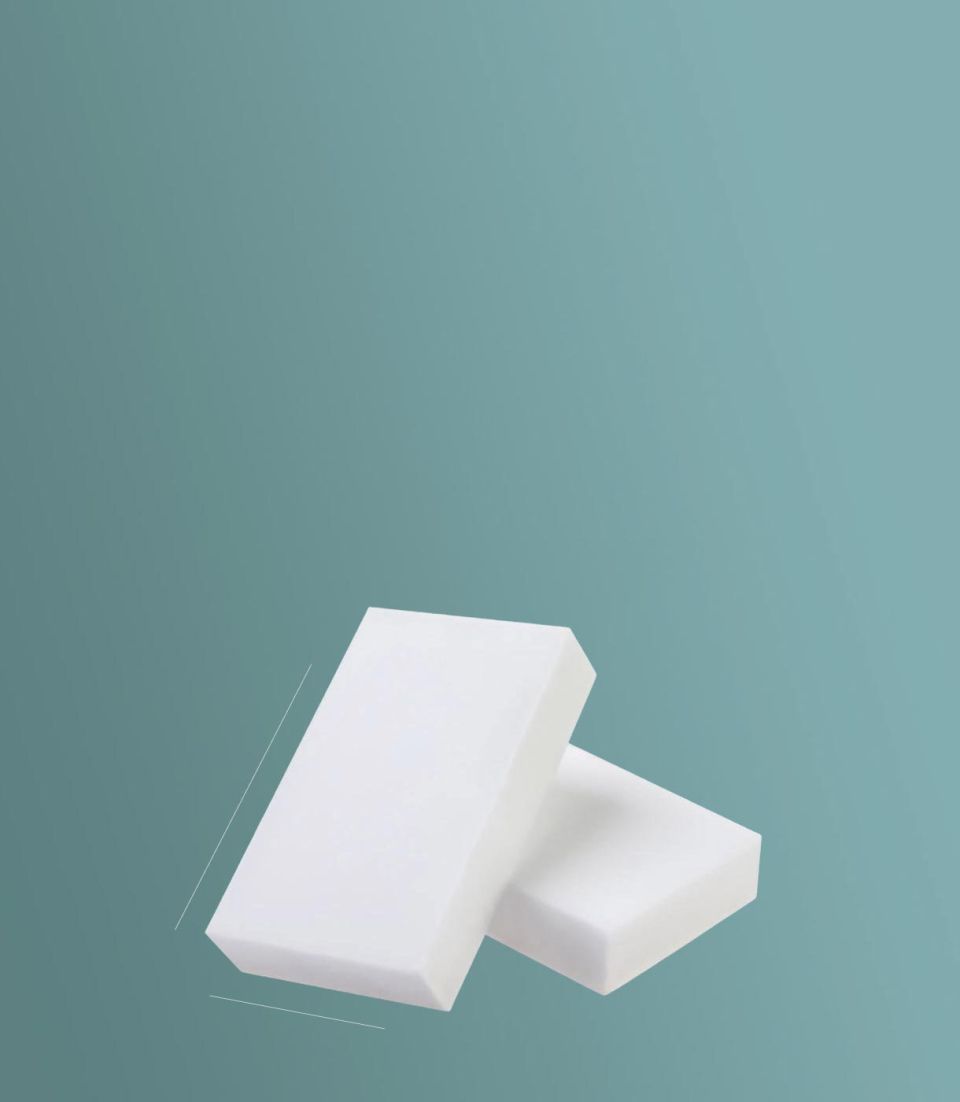 Bloques de goma espuma blanca